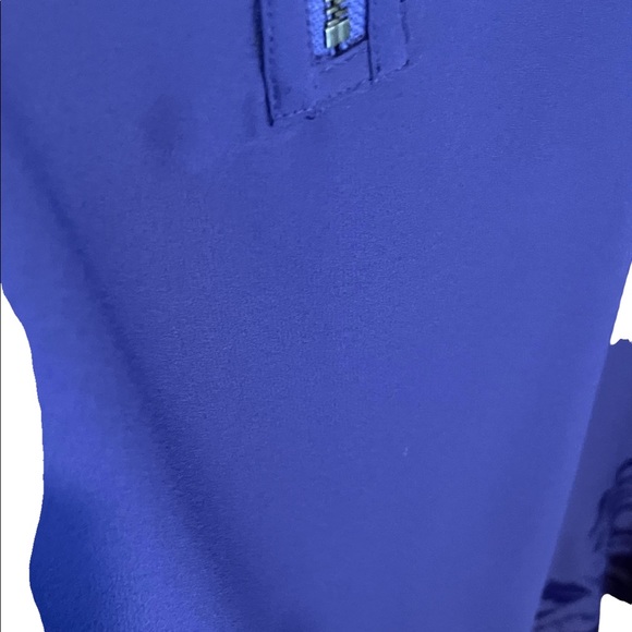 Beautiful rich purple top with embroidered detailing. - Picture 5 of 14